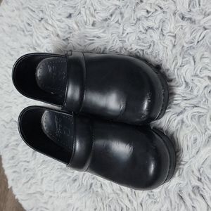 Dansko Black Clogs Size 38
